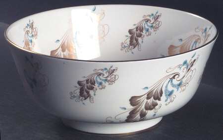 Strange Orchid (White Background) 10" Large Salad Serving Bowl