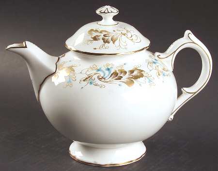 Strange Orchid (White Background) Teapot & Lid