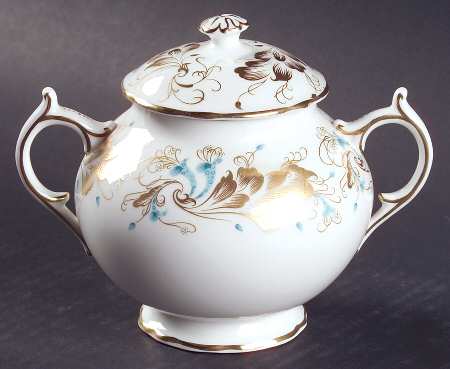Strange Orchid (White Background) Sugar Bowl & Lid