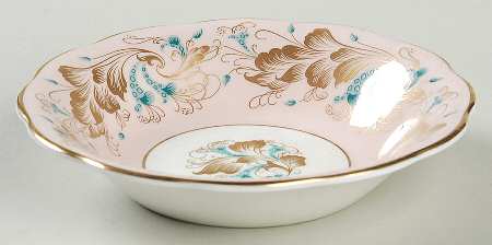 Strange Orchid (Pink & White Background) Fruit/Dessert (Sauce) Bowl by Coalport