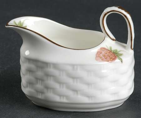 Strawberry (Scalloped) Strawberry Basket Creamer Only