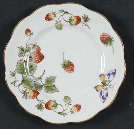 Strawberry (Scalloped) Salad Plate