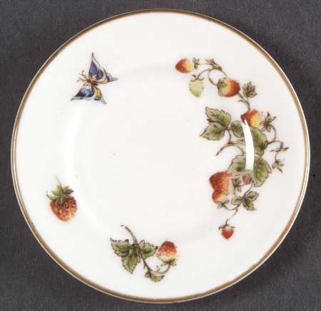 Strawberry (Scalloped) Miniature Plate