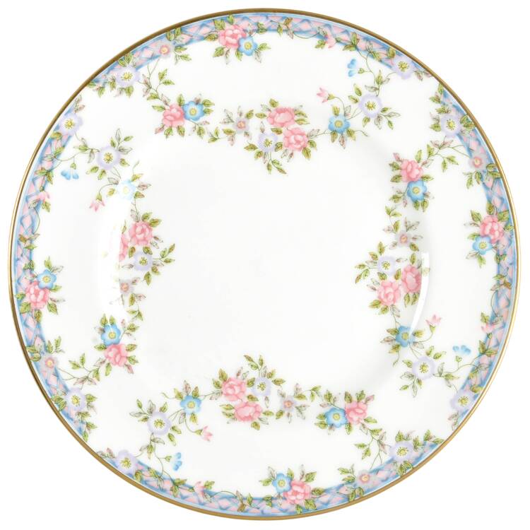 Trellis Rose Bread & Butter Plate