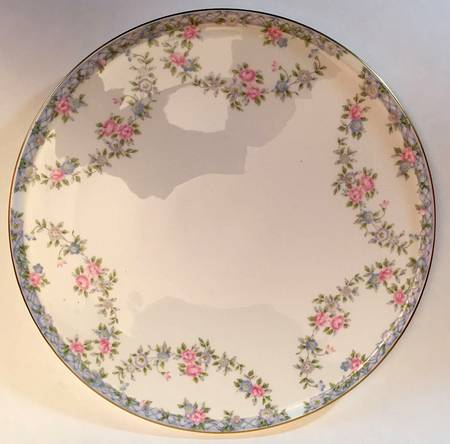 Trellis Rose Cake Plate