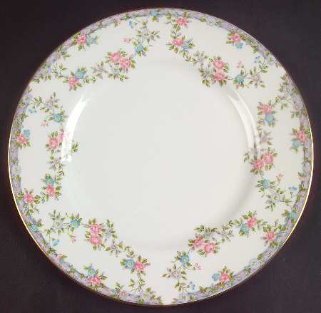Trellis Rose Dinner Plate