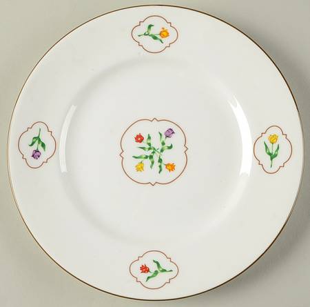 Tulip Medallion Salad Plate by Coalport