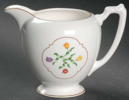 Tulip Medallion Creamer by Coalport