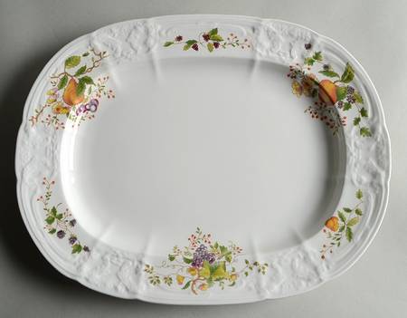 Wenlock Fruit 13" Oval Serving Platter by Coalport