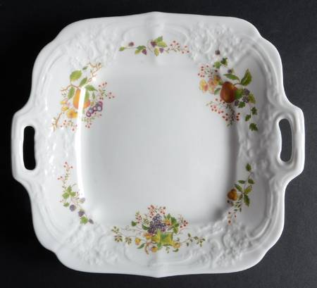 Wenlock Fruit Handled Cake Plate by Coalport