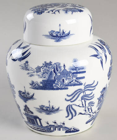 Willow Large Ginger Jar & Lid