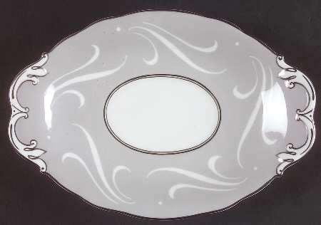 York Gray Underplate for Gravy Boat