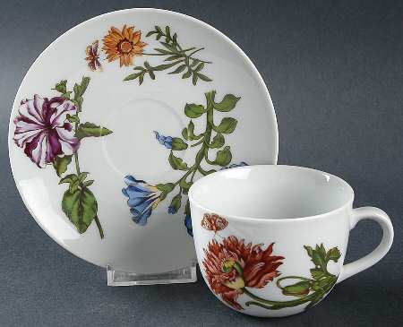 Caroline Flat Cup & Saucer Set by BIA Cordon Bleu