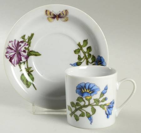 Caroline Flat Demitasse Cup & Saucer Set by BIA Cordon Bleu