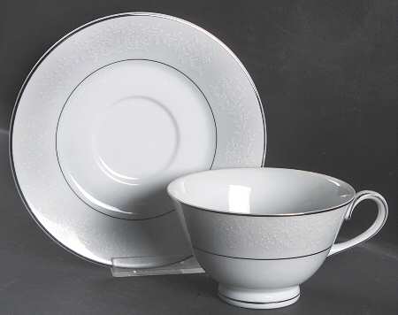 Chantilly Lace Footed Cup & Saucer Set