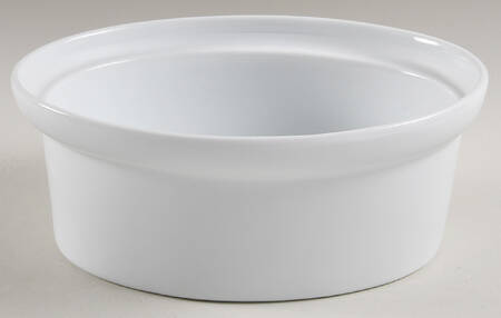 Classic White (Smooth) 1.25 Qt Oval Covered Casserole No Lid