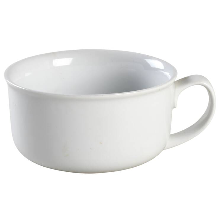 Classic White (Smooth) Soup Mug
