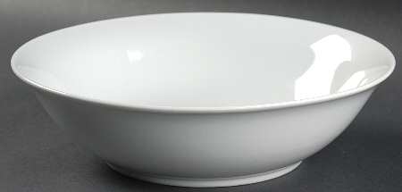 Classic White (Smooth) 8" Round Vegetable Bowl
