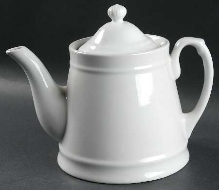 Classic White (Smooth) Coffee Pot & Lid
