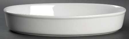 Classic White (Smooth) 13" Oval Baker