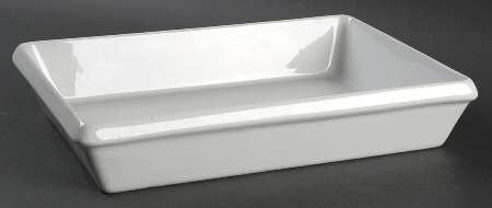 Classic White (Smooth) 12" Rectangular Baker