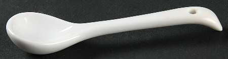 Classic White (Smooth) Mini Sugar Spoon