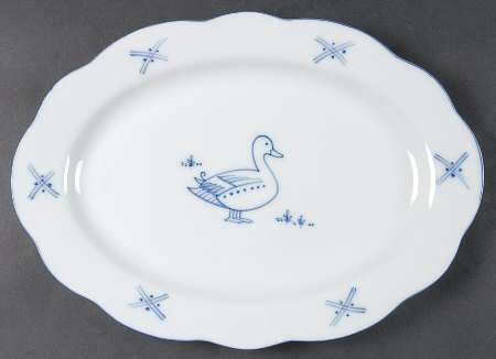 COB1 14" Oval Serving Platter