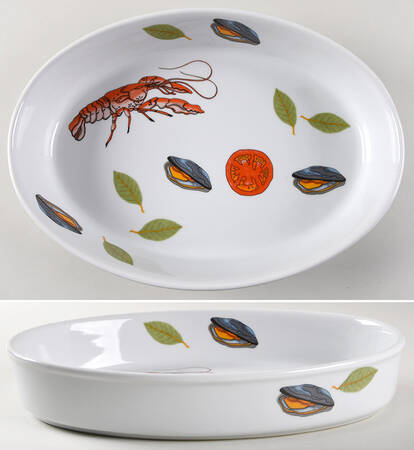 El Mar 13" Oval Baker