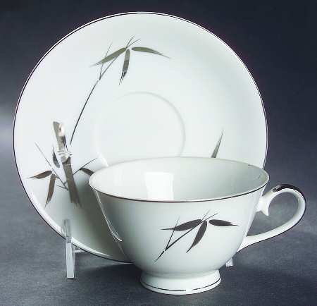 Elegance Footed Cup & Saucer Set