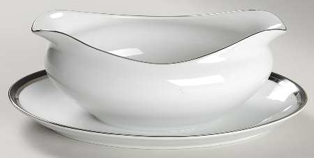 Enchanting Gravy Boat with Attached Underplate