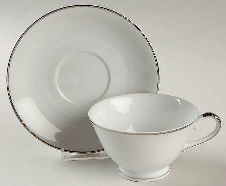 Engagement Footed Cup & Saucer Set