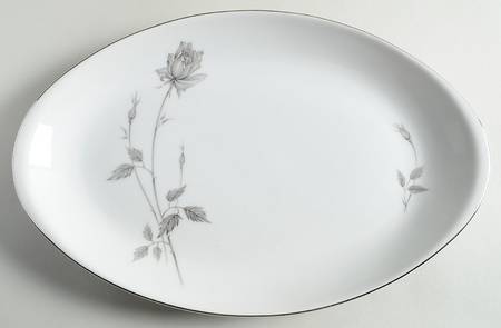 Lasting Rose 14" Oval Serving Platter