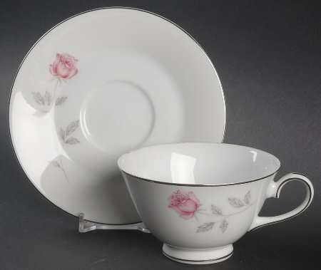 Spring Bouquet Footed Cup & Saucer Set