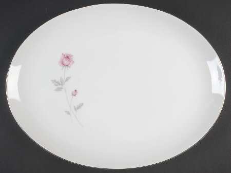 Spring Bouquet 12" Oval Serving Platter