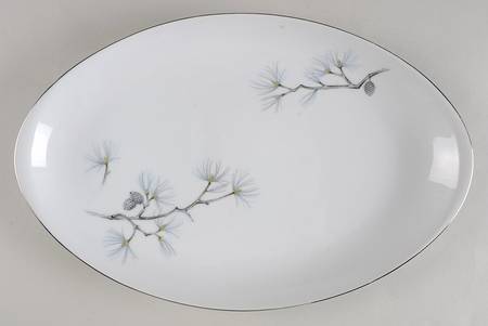 Tranquility 14" Oval Serving Platter