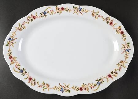 Versailles (Scalloped) 14" Oval Serving Platter