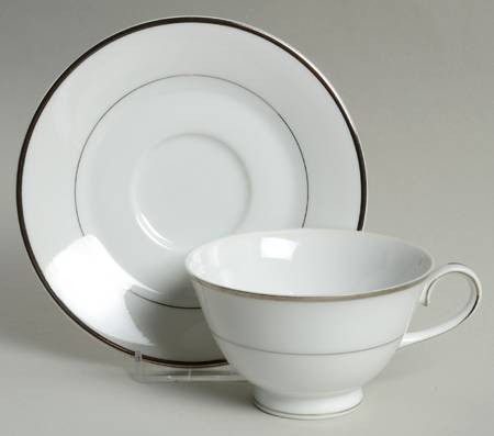 Wedding Day Footed Cup & Saucer Set