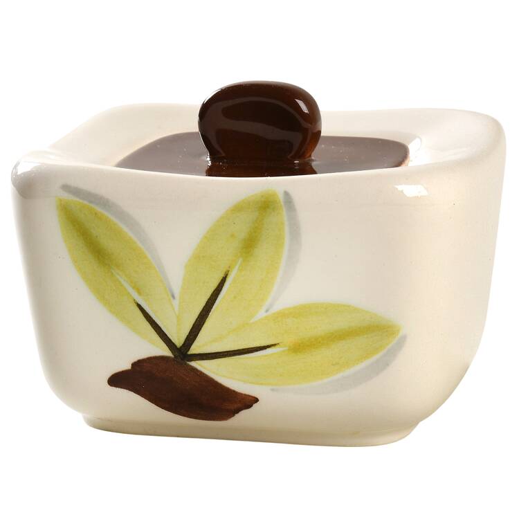 Woodleaf Sugar Bowl & Lid