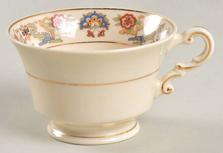 Brocade (American) Footed Cup