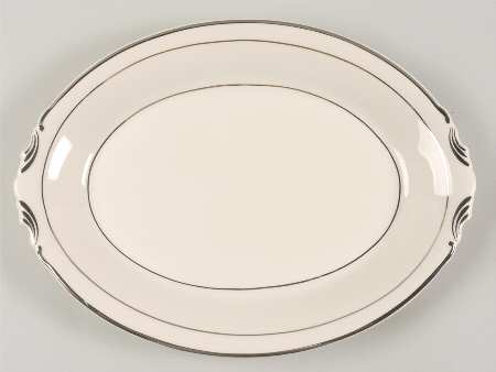 Columbia Cream 14" Oval Serving Platter