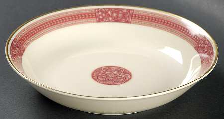 Coronation (Red Border) Fruit/Dessert (Sauce) Bowl