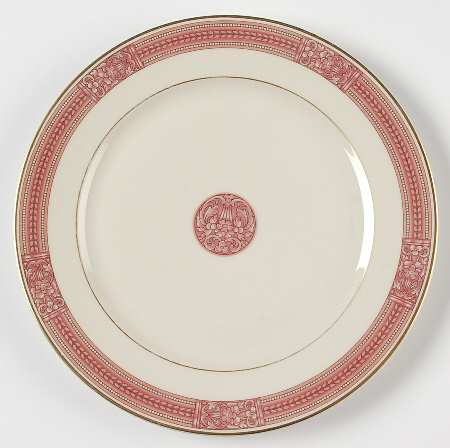 Coronation (Red Border) Salad Plate