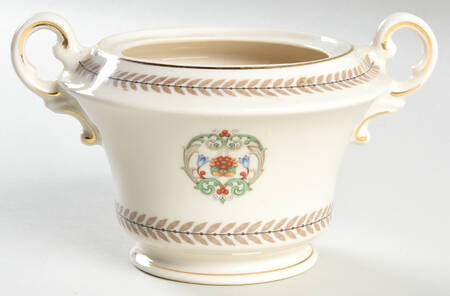 Coronation (Multicolor Center) Sugar Bowl No Lid