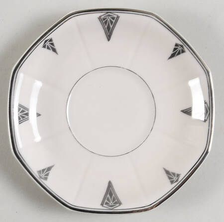 Deauville (White, 10 Sided) Saucer