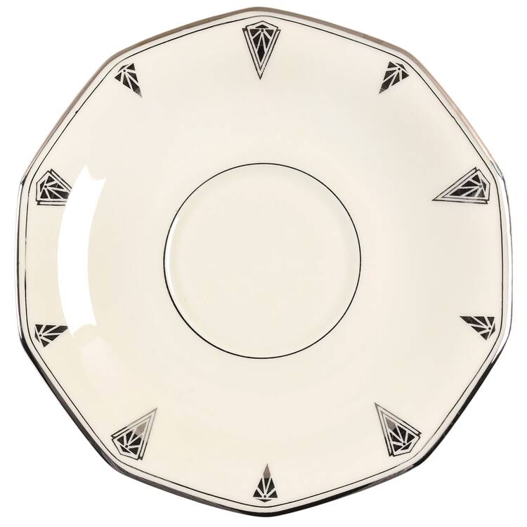 Deauville (White, 10 Sided) Saucer for Cream Soup Bowl