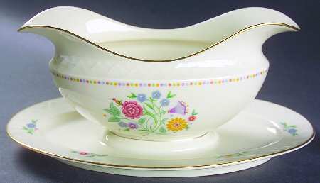 Lady Hamilton Gravy Boat with Attached Underplate