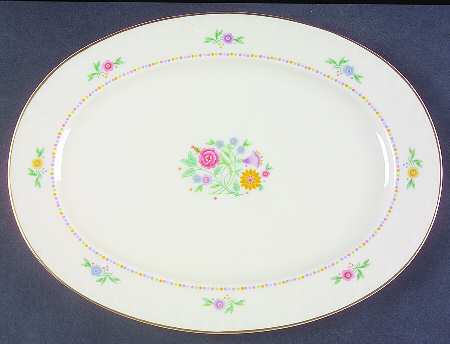 Lady Hamilton 12" Oval Serving Platter