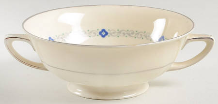 Noblesse (Floral Design) Footed Cream Soup Bowl
