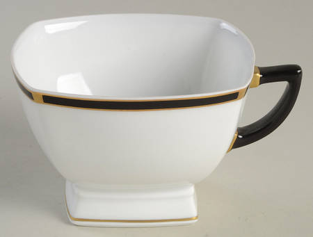 Filets (Black & Gold) Footed Cup