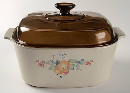 Abundance (Corelle) 5 Quart Square Casserole with Lid